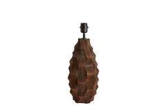 Lamp base Ø20x38 cm TAKABE wood chocolate brown