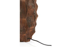 Lamp base Ø20x38 cm TAKABE wood chocolate brown