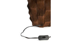 Lamp base Ø21x46 cm TAKABE wood chocolate brown