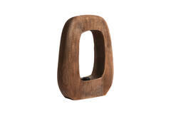 Tafellamp 33x10x40 cm KELAFO hout chocolade bruin