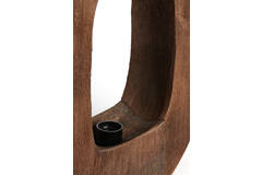 Tafellamp 33x10x40 cm KELAFO hout chocolade bruin