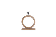 Lamp base 41x13x44 cm NUBIA wood matt natural