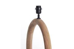 Lamp base 41x13x44 cm NUBIA wood matt natural