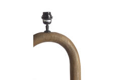 Lamp base 35x12x59 cm PACECO wood grey-dark brown