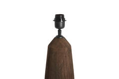 Lamp base Ø15x35 cm TRAPANI wood matt dark brown