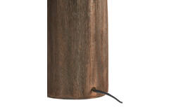 Lamp base Ø15x45 cm TRAPANI wood matt dark brown