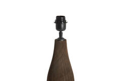 Lamp base Ø13x32 cm TRAPINO wood matt dark brown