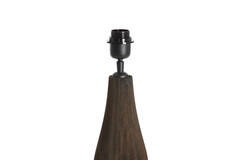 Lamp base Ø13x42 cm TRAPINO wood matt dark brown