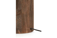 Lamp base Ø13x42 cm TRAPINO wood matt dark brown