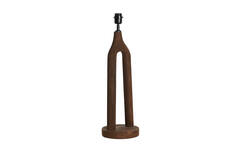 Lamp base Ø20x55 cm XITTA wood matt dark brown