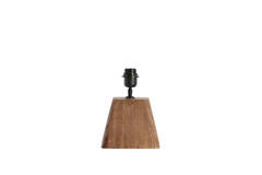 Lamp base 18x13x15 cm KARDAN wood matt brown