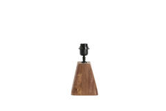 Lamp base 18x13x15 cm KARDAN wood matt brown