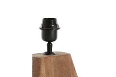 Lamp base 18x13x15 cm KARDAN wood matt brown
