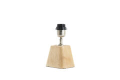 Lamp base 18x13x15 cm KARDAN wood matt natural