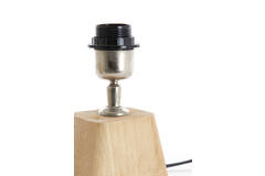 Lamp base 18x13x15 cm KARDAN wood matt natural