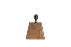 Lamp base 22x15x19 cm KARDAN wood matt brown