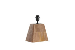 Lamp base 22x15x19 cm KARDAN wood matt brown