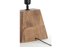 Lamp base 22x15x19 cm KARDAN wood matt brown