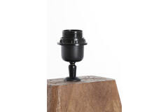 Lamp base 22x15x19 cm KARDAN wood matt brown