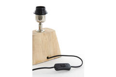 Lampvoet 22x15x19 cm KARDAN hout mat naturel