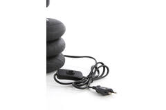 Lamp base Ø12x12 cm BUDONGO wood black