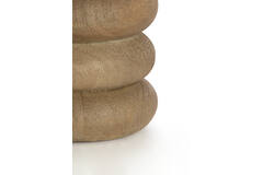 Lamp base Ø12x12 cm BUDONGO wood grey-dark brown