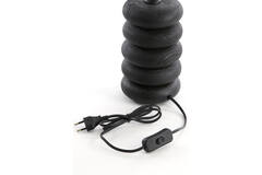 Lamp base Ø12x21 cm BUDONGO wood black