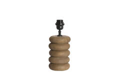 Lamp base Ø12x21 cm BUDONGO wood grey-dark brown