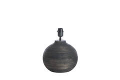 Lamp base Ø26x31,5 cm KHOMAI wood antique brown
