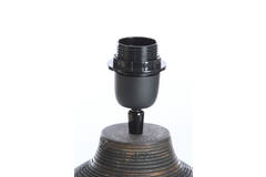 Lamp base Ø26x31,5 cm KHOMAI wood antique brown