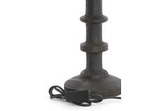 Lamp base Ø16x45 cm CECILY wood matt dark russet