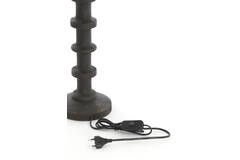 Lamp base Ø16x45 cm CECILY wood matt dark russet