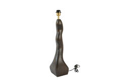 Lamp base 15x15x57 cm VIKA wood chocolate brown