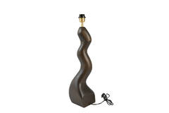 Lamp base 15x15x57 cm VIKA wood chocolate brown