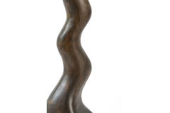 Lamp base 15x15x57 cm VIKA wood chocolate brown