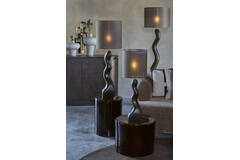 Lamp base 15x15x57 cm VIKA wood chocolate brown