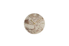 Clock Ø43 cm JENAY marble burgundy-cream