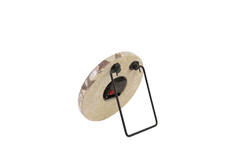Clock Ø20 cm JENAY marble burgundy-cream