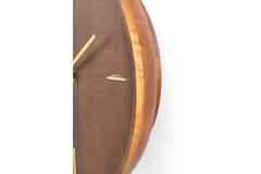 Clock Ø56 cm VETI mango wood brown+gold