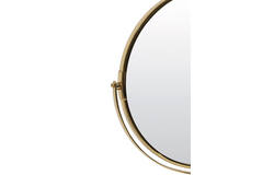 Spiegel op voet 24x9x40,5 cm RIESCO marmer wit-goud