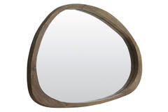 Mirror 120x5x80 cm SONORA matt dark brown
