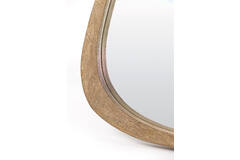 Mirror 120x5x80 cm SONORA matt dark brown