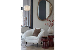 Mirror 120x5x80 cm SONORA matt dark brown