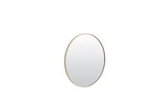 Espejo Ø50 cm ESPEJO vidrio claro+crema