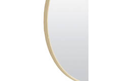 Espejo Ø50 cm ESPEJO vidrio claro+crema