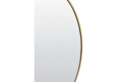 Espejo Ø50 cm ESPEJO vidrio claro+crema