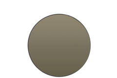 Spiegel Ø70 cm ESPEJO smoke glas+zwart