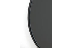Spiegel Ø70 cm ESPEJO helder glas+zwart