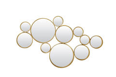 Spiegel 99x3,5x57,5 cm CIELO cirkels goud