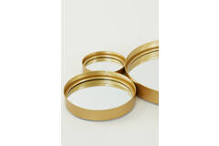 Spiegel 99x3,5x57,5 cm CIELO cirkels goud